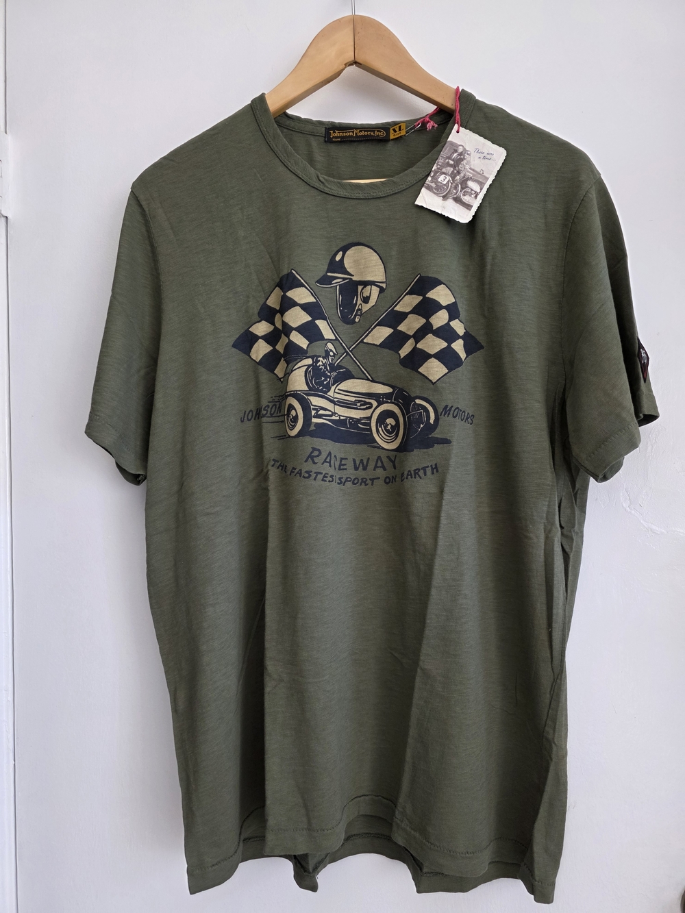 Olive Green Short-Sleeve Graphic Tee
